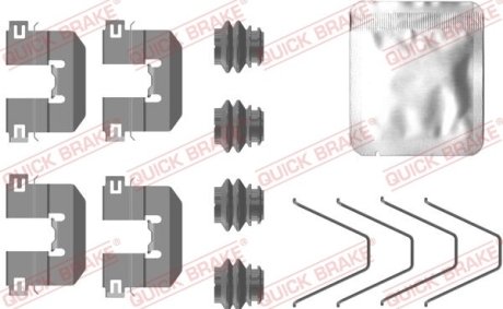 Монтажний компл.,гальм.колодки QUICK BRAKE 1090100