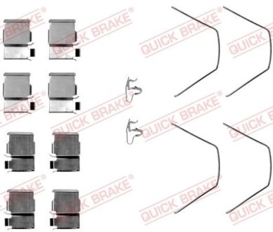 Комплектующие, колодки дискового тормоза QUICK BRAKE 1091093