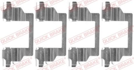 Комплектующие, колодки дискового тормоза QUICK BRAKE 1091778