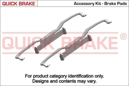 Монтажний набір гальмівної колодки QUICK BRAKE 1091849