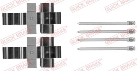 Комплектующие, колодки дискового тормоза QUICK BRAKE 1091852