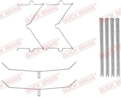 Комплектующие, колодки дискового тормоза QUICK BRAKE 1091885