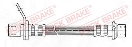 Шланг гальмівний QUICK BRAKE 22910