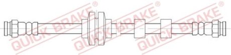 PRZEWOD HAMULC ELAST BRAKE HOSE SZT QUICK BRAKE 22939