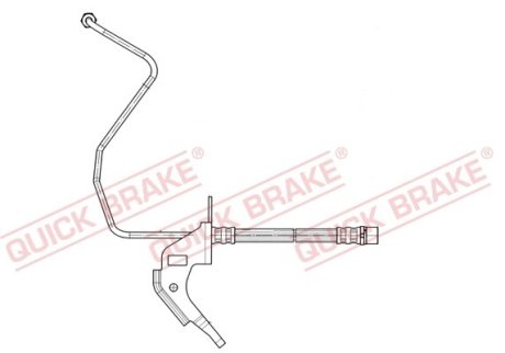 Тормозной шланг QUICK BRAKE 35913