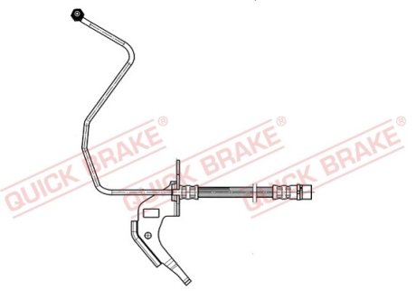 Тормозной шланг QUICK BRAKE 35914