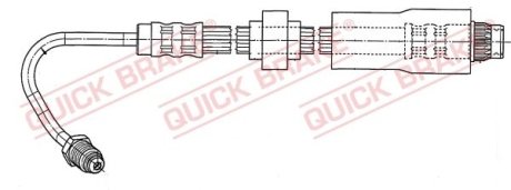 Тормозной шланг QUICK BRAKE 37929