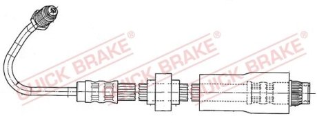 Тормозной шланг QUICK BRAKE 37930