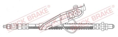 Шланг гальмівний QUICK BRAKE 42917