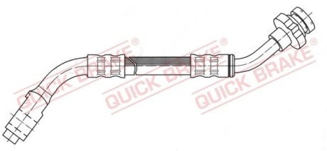 Шланг гальмівний QUICK BRAKE 50023