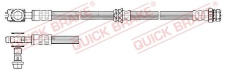 Тормозной шланг QUICK BRAKE 50832X