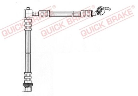 Тормозной шланг QUICK BRAKE 50833