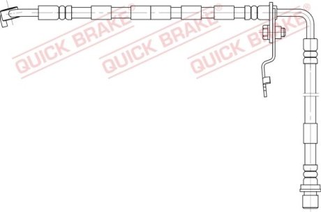 Тормозной шланг QUICK BRAKE 50892