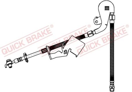 Тормозной шланг QUICK BRAKE 58803X