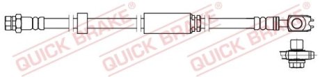 PRZEWOD HAMULC ELAST BRAKE HOSE W/BANJO BOLT SZT QUICK BRAKE 58871X