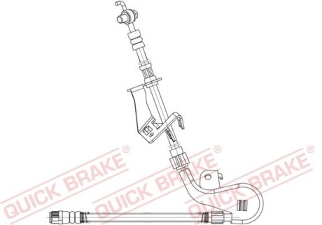 PRZEWУD HAM./TYЈ/ QUICK BRAKE 58887X