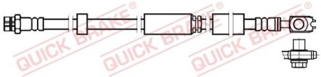 PRZEWOD HAMULC ELAST BRAKE HOSE W/BANJO BOLT SZT QUICK BRAKE 58892X (фото 1)