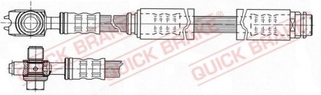 Тормозной шланг QUICK BRAKE 58962X