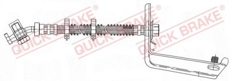 Шланг гальмівний QUICK BRAKE 59927X