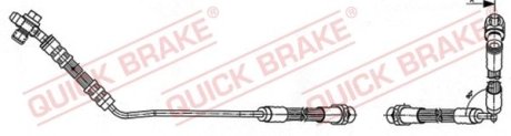 Тормозной шланг QUICK BRAKE 59941X