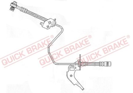 Тормозной шланг QUICK BRAKE 59959X