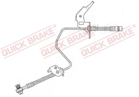 Тормозной шланг QUICK BRAKE 59960X