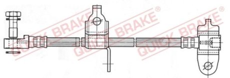 Шланг гальмівний QUICK BRAKE 59977X