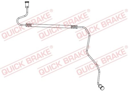 Шланг тормозной QUICK BRAKE 96017