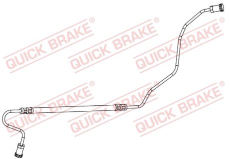 Шланг гальмівний QUICK BRAKE 96018