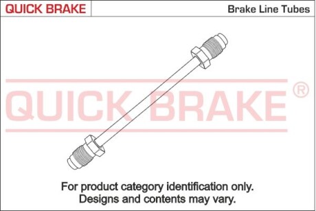 PRZEWOD HAMULC SZTYWNY MIEDZIANY SZT QUICK BRAKE CU1100AE