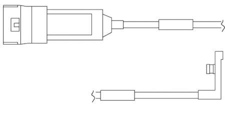 Датчик износа тормозных колодок QUICK BRAKE WS0119A