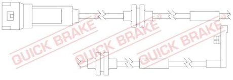 Сигнализатор, износ тормозных колодок QUICK BRAKE WS0158A