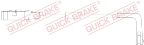 Сигнализатор, износ тормозных колодок QUICK BRAKE WS0252A