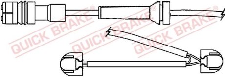 Гальмівні аксесуари QUICK BRAKE WS0350A