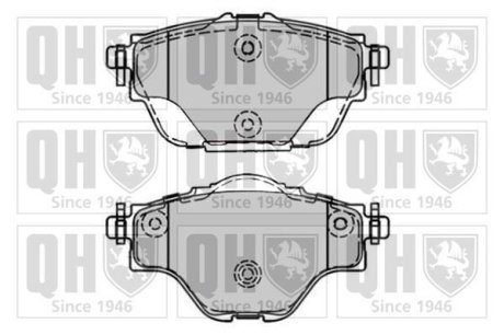 Гальмiвнi колодки дисковi QUINTON HAZELL BP1848