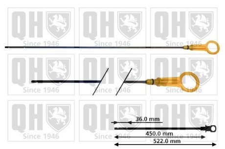 Щуп масляний QUINTON HAZELL QOD131