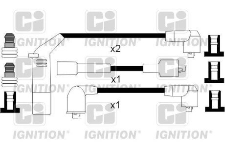 Комплект проводiв запалювання QUINTON HAZELL XC1059