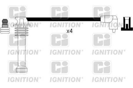 Комплект проводов зажигания QUINTON HAZELL XC710 (фото 1)