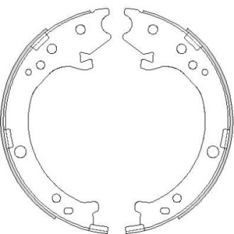 Колодки гальмівні барабанні REMSA 4690.00