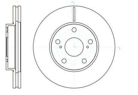 Гальмівний диск REMSA 6104310