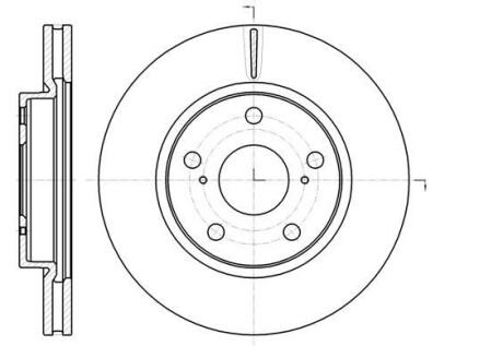 Гальмівний диск REMSA 61077.10