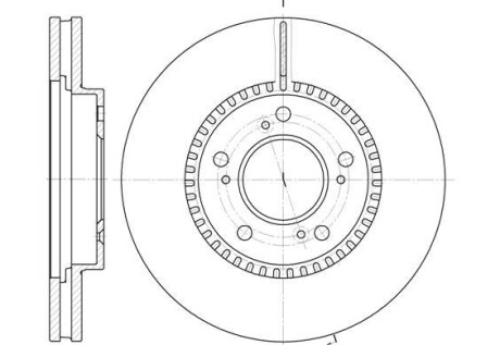 Тормозной диск REMSA 6938.10