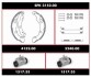 Комплект тормозов, барабанный тормозной механизм SPK 3152.00