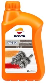 Масло трансмиссионное Moto Transmisiones 10W-40, 1L. Repsol RP173X51