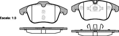 Колодки гальмівні передні Land Rover Freelander 07- (Ate-Teves) ROADHOUSE 2121900 (фото 1)