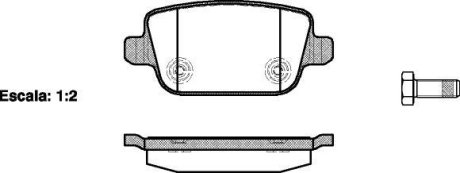 Колодки гальмівні передні Ford Focus/ Land Rover Freelander 06- (Lucas II) ROADHOUSE 2125600