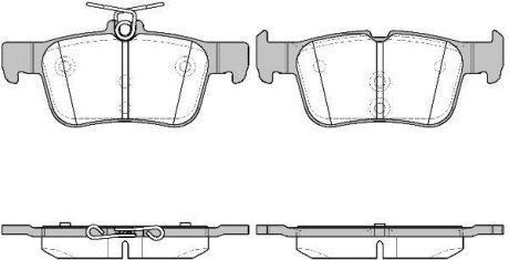 KLOCKI HAMULCOWE FORD MONDEO/KUGA/GALAXY 14> 16MM TYL SZT ROADHOUSE 2155142