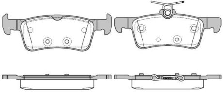 Колодки тормозные дисковые, к-кт. ROADHOUSE 2156310
