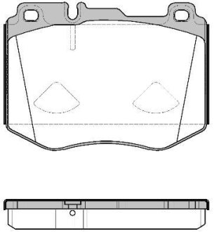 KLOCKI HAMULCOWE MERCEDES KLASA C (W205/S205) 14> PRZOD 18,5MM SZT ROADHOUSE 2160400