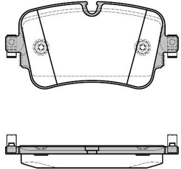 KLOCKI HAMULCOWE AUDI Q7 15> TYL 16,8MM SZT ROADHOUSE 2166808